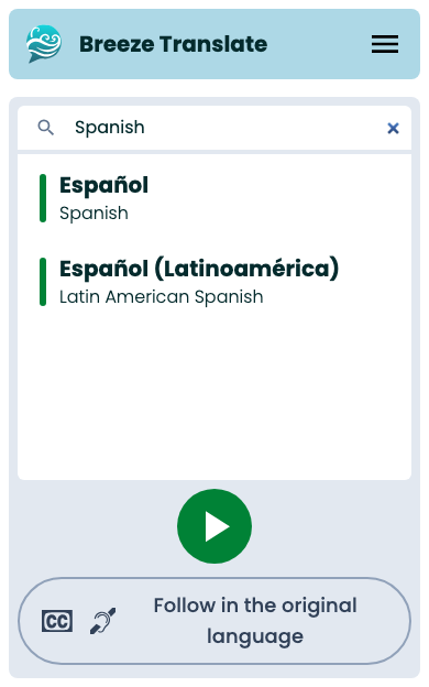Follow in the original language