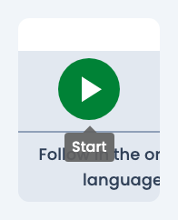 The green Start button