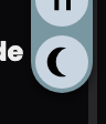 The Switch to light mode button